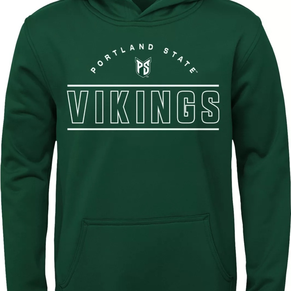 Portland State Vikings Green Hoodie